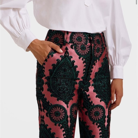 La DoubleJ Hendrix Pants - Brand New Never Worn - Xs - Oltrarno Pink in Jacquard - Picture 2 of 2